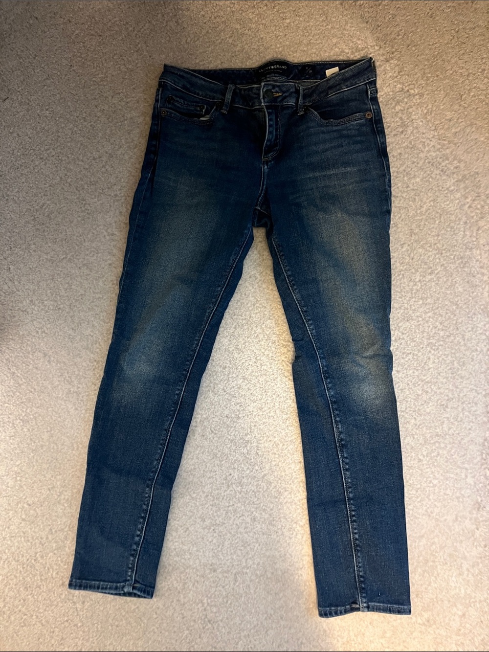 Lucky Brand Women's Dark Blue Skinny Jeans
